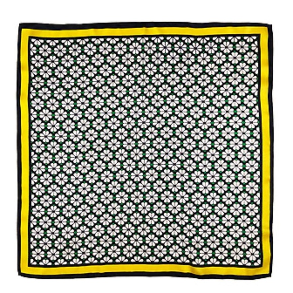 Ava & Aiden Silk Floral Print Bandana Scarf - Picture 2 of 4